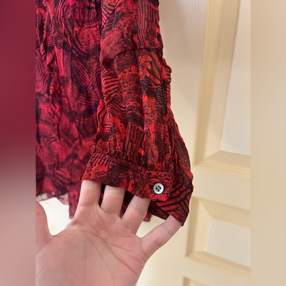 IRO prime ruffled Georgette mini dress - Picture 10 of 14